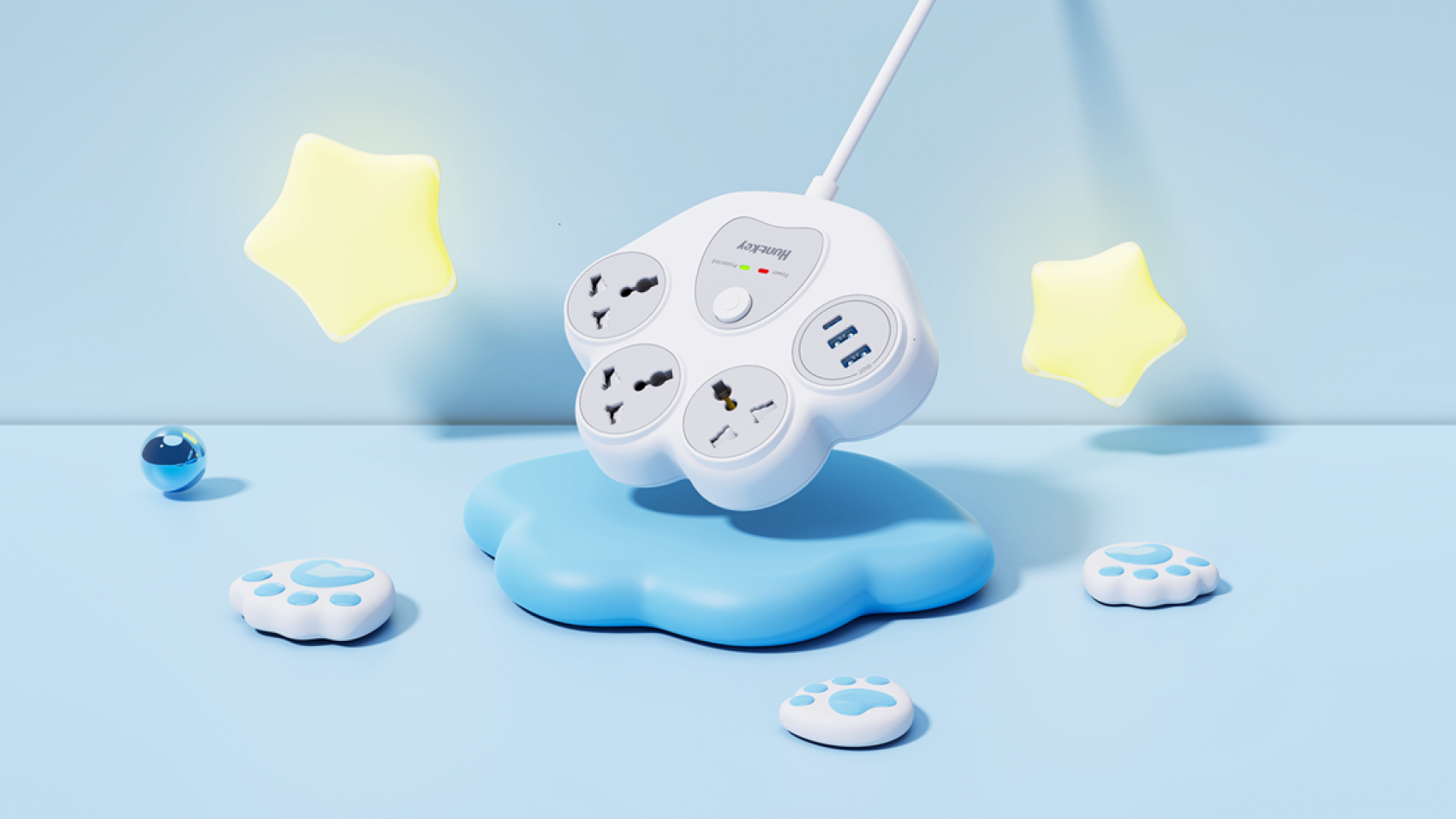 huntkey 6 in 1 charging station f20